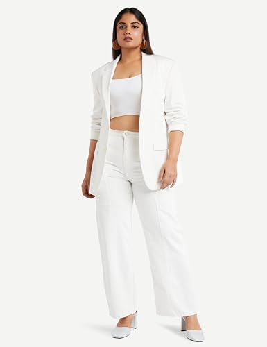 Image of Amazon Brand - Symbol Women Baggy Wide Leg Jeans (High Rise | Full Length) (Available in Plus Sizes)