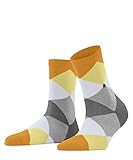 Burlington Damen Bonnie Baumwolle dünn Gemustert 1 Paar Kurzsocken, Orange (Yellow 1267), 36-41