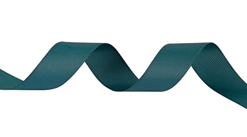 Fondersy 25mm X 91M Solid Grosgrain Ribbon for Gift Wrapping Parties, Wedding Decoration, Crafts Sewing(Teal) - Image 3