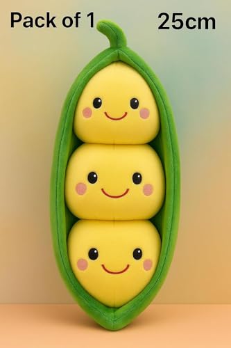 Image of Cute Plush Toy for Kids | | Soft Toys | Birthday Gift for Girls /Wife, Boyfriend /Husband, Soft Toys for Girls, Baby Toy (Random Color) Pack of 1 (Pod Plush Soft Toy)