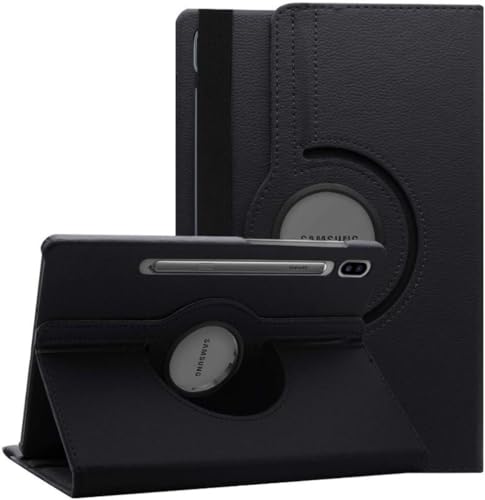 Étui rotatif 360 Samsung Tab S8 Ultra housse noire inclinable multi-angles 14.6