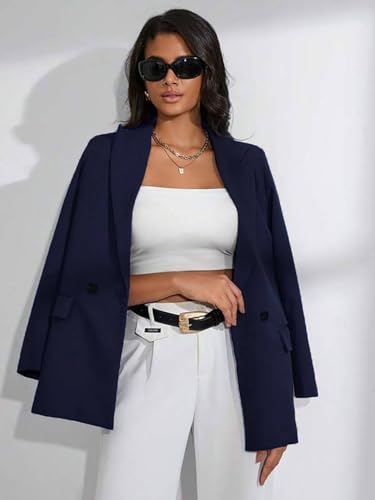Image of KOTTY Womens Open Front Blazer for Women - Workwear Style Lightweight Blazer for All Seasons