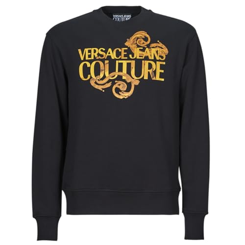 Versace Jeans Couture Black Gold Signature Screen Printed