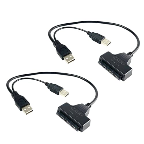 Cable adaptador USB para disco duro 2.5 pulgadas 2 piezas