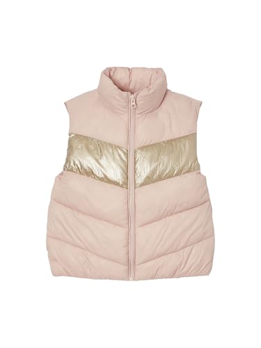 VERTBAUDET Doudoune sans manches effet colorblock fille rose poudré 7A