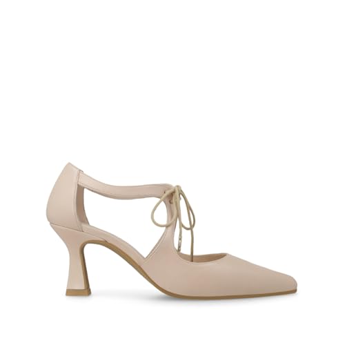 Lodi Zapatos de Salón para Mujer de Piel con Cierre de Cordón en Textil. Diseño Sencillo y Elegante. Inspiración en Baile de Salón. Modelo GINOL. Color Nude Lodi Zapatos de Salón para Mujer de Piel con Cierre de Cordón en Textil. Diseño Sencillo y Elegante. Inspiración en Baile de Salón. Modelo GINOL. Color Nude