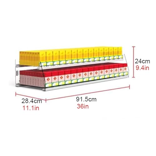 Présentoir à cigarettes avec poussoirs automatiques pour rayon - 3
