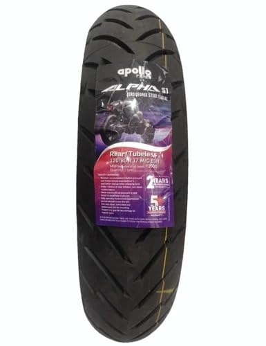 SCOOTER BIKE MOTORCYCLE TYRE 120/80R17 ALPHA S1 61H TL-image-12