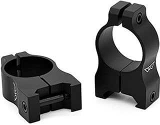 Warne Vapor Scope Rings, 1 inch, High, V402M, Black