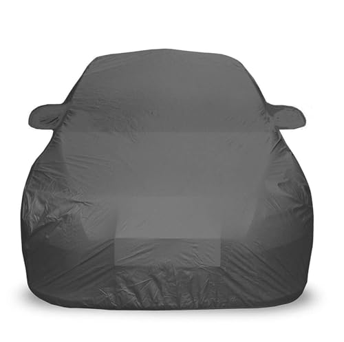 Image of Oshotto /Recaro 100% Dust Proof, Water Resistant Grey Car Body Cover with Mirror Pocket Compatible with Honda Jazz