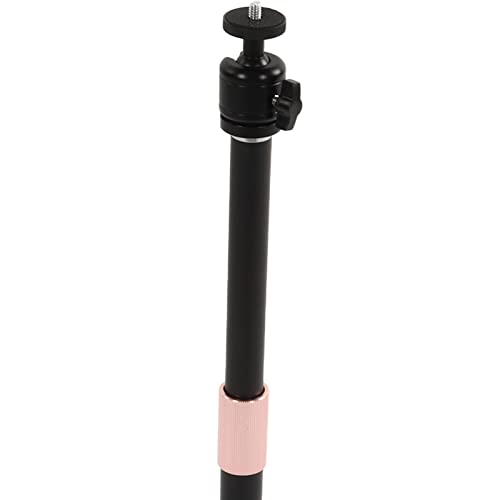 Image of Rotatable Camera Stabilizer with Telescopic Pole, Adjustable Floor Stand Kit for 1 /4in Screw Cameras Phones Projectors, Alloy Steel Base for Home Office Outdoor Use (Large Stabilizer 5KG Capacity)
