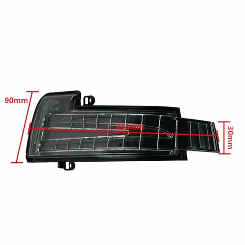 Intermitentes dinámicos luz LED coche retrovisor W166 W251 X164 2015-2019 7