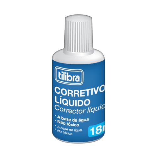 Tilibra - Corretivo Líquido 18ml - Blister com 1 Unidade
