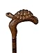 Turtle Head Hand-Carved Head Designer Walking Cane - Wooden Hand Carved Walking Cane - Premium Wood Carved Walking Stick Cane - 36