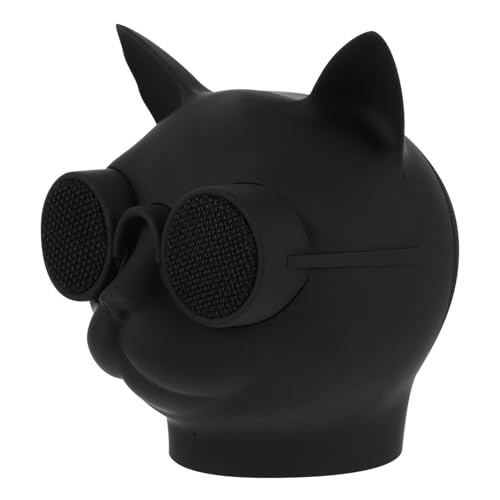 Hemobllo Altavoz con Cabeza de Gato Portable Speaker Altavoces portátiles Altavoces inalámbricos radiocasete Barra de Sonido Mini Altavoz pequeño Altavoz vocero el plastico