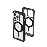 URBAN ARMOR GEAR UAG Case Compatible with iPhone 15 Pro Case 6.1' Plyo Black/Black Built-in Magnet Compatible with MagSafe Charging Rugged Anti-Yellowing Transparent Clear Protective Cover