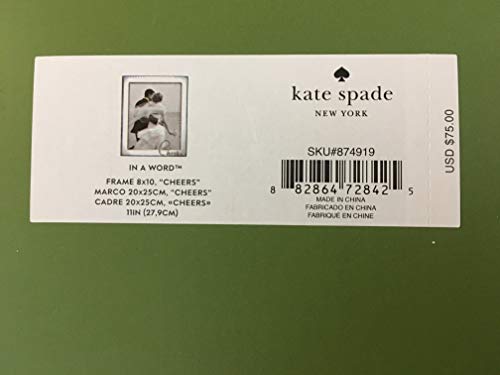 Cadre argenté Keaton Street Kate Spade New York 8x10 pour design chic