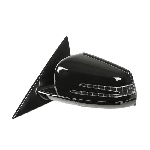 Rétroviseur de porte motorisé noir Benz E350 E400 réglage électrique précis
