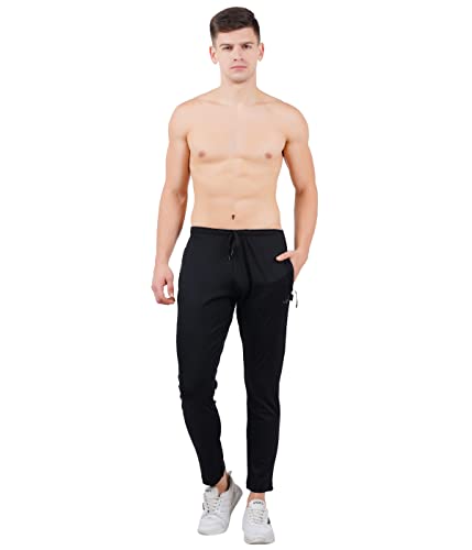 Image of VEGO 4 Way Lycra Track Pant for Mens, Dry Fit Track Pant for Men