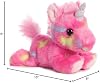 Aurora® Vibrant Bright Fancies™ Jellyroll Unicorn™ Peluche - Diversión llamativa - Abrazos encantadores - Rosa 8 Pulgadas 3