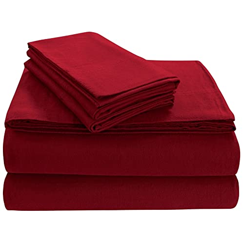 Tribeca Living FLSOEDSS Luxury Solid Flannel Deep...