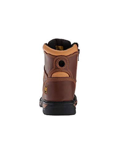 Dan Post Boys' Zyon Leather Boot Round Toe Brown 10 D(M) US4