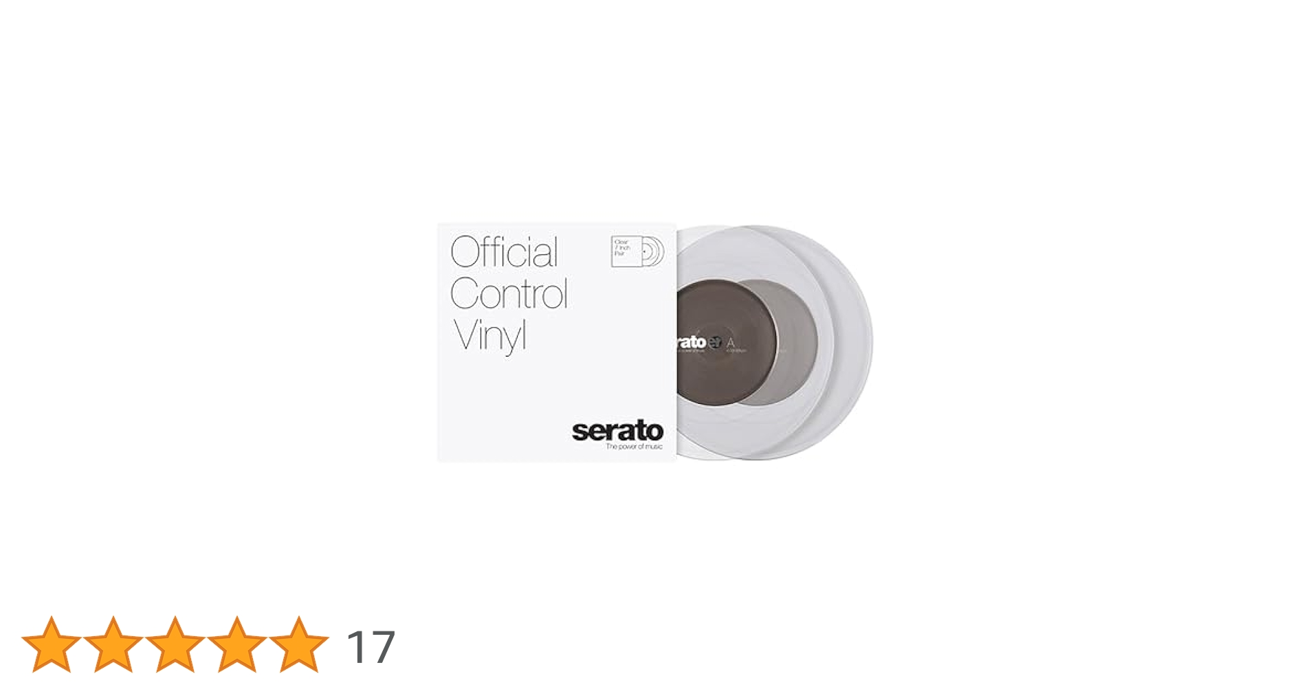 serato コントロールバイナル　clear 10インチ 10