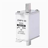High Voltage ZHPV-00 NH00 DC1000V Solar PV DC Fuse Series Industrial 1000VDC-gPV 50A 63A 80A 100A 125A 160A amp Ceramic CC(160A)