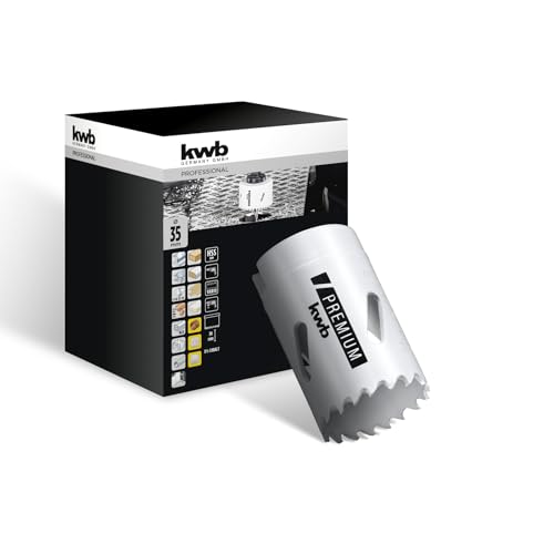 kwb Scie cloche bi-métal HSS Ø 35 mm, 8% allié au cobalt avec denture Vario progressive...