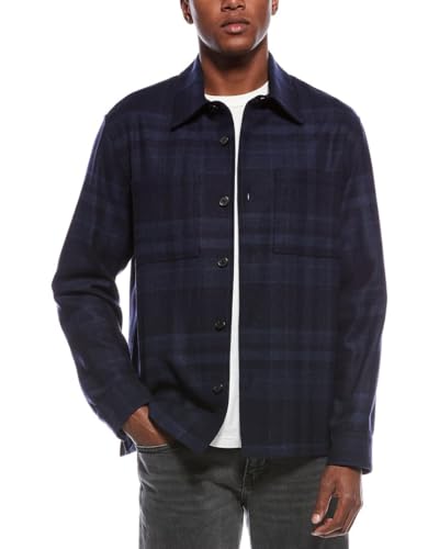 Theory Men's 2 Pk Overshirt in Shaded Plaid
