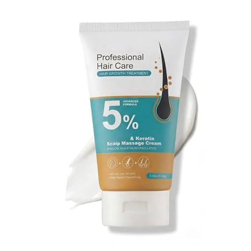 Kormesic 5 Minoxidil Hair Growth Scalp Massage Cream Professional Hair Care Minoxidil Anti Hair Loss Treatment with Rosemary