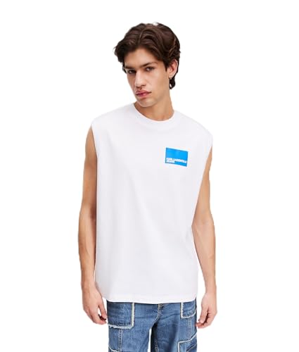 Karl Lagerfeld Jeans, Herren, Relaxed Box Logo Tank, Relaxed Fit