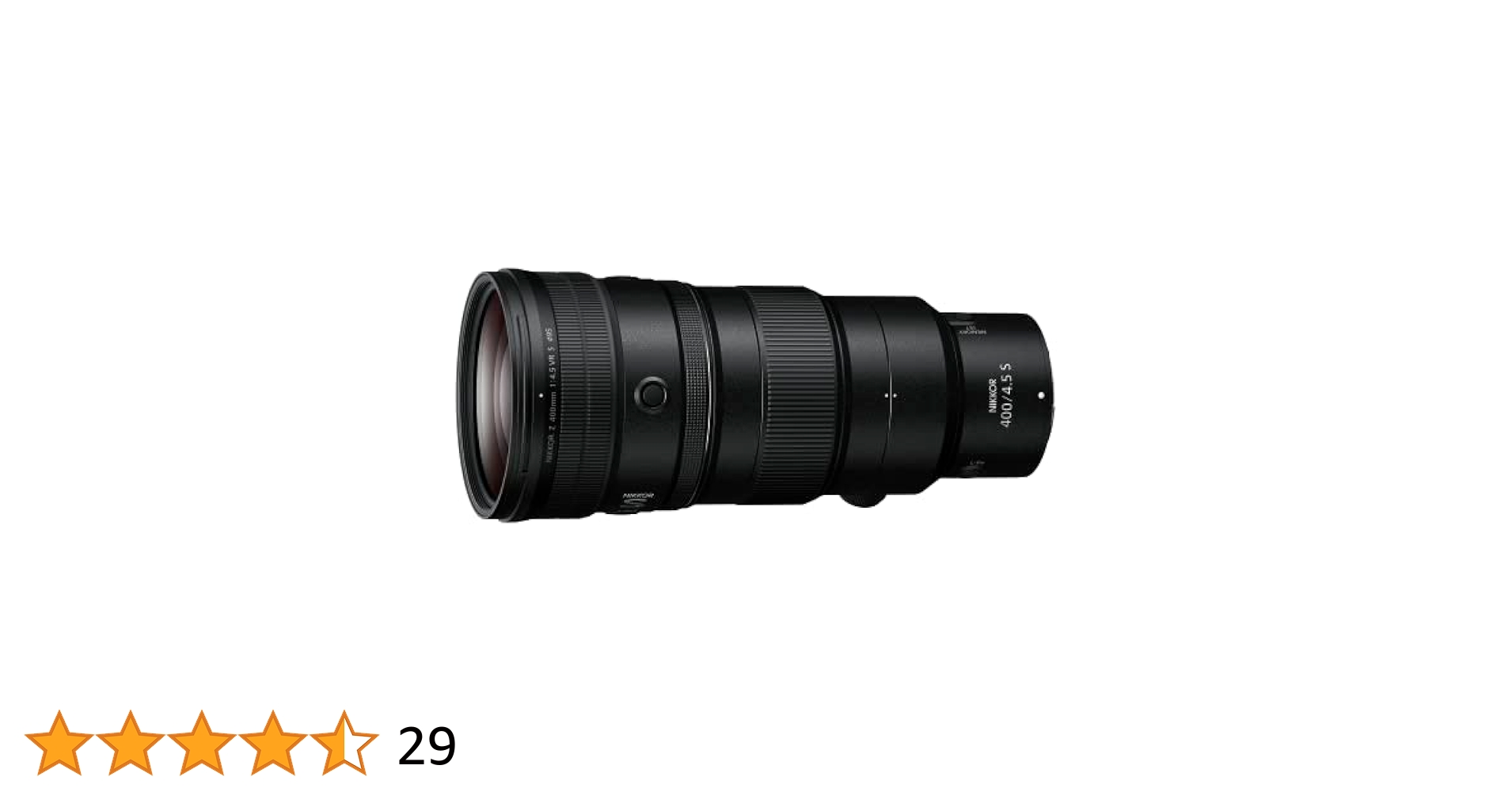 Amazon.com : Nikon NIKKOR Z 400mm f/4.5 VR S Black : Electronics