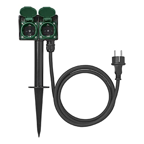 Multiprise de jardin Schuko ProPlus avec câble 3x2,5mm² ultra résistant