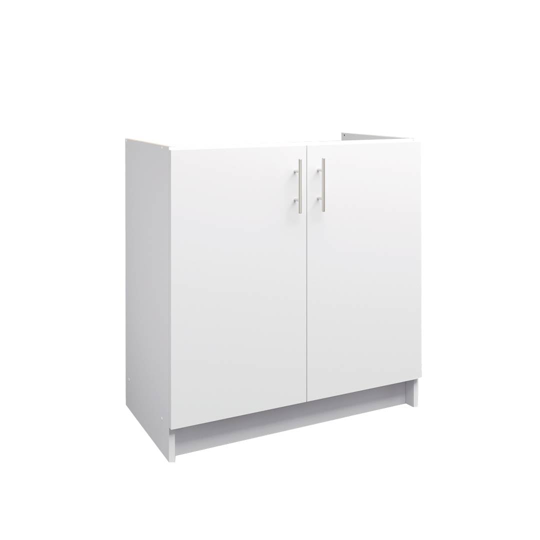 JD Greta Fixed Height 800mm Kitchen Sink Base Cabinet Floor Unit (Without Worktop) – White Matt — image 1