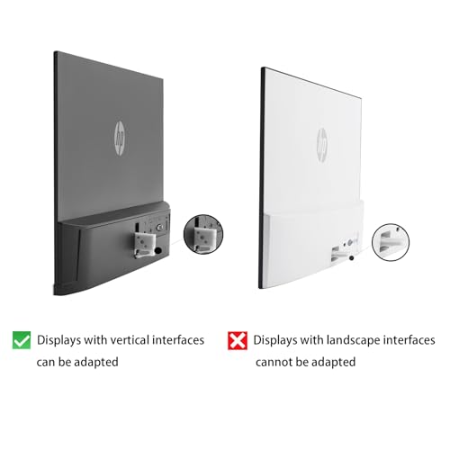 JUNBOMAOYI Wall Mount VESA Adapter Bracket Compatible with HP M Series Monitors M22f M24f M24fd M24fw M24fwa M27f M27fd M27fq M27fw M27fwa M32f 524sa 524sw 524sf 527sa 527sw 527sf and 532sf