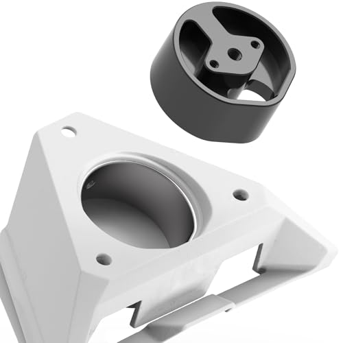 SOTOFY New Version Starlink Mini Tripod Adapter Mount 2-in-1 Dual-Sided 1/4 & 3/8 Threads Fit 2024/2025 Star Link Mini Pipe Adapter & Flat Mount for RV Camping Outdoor Aluminum Alloy