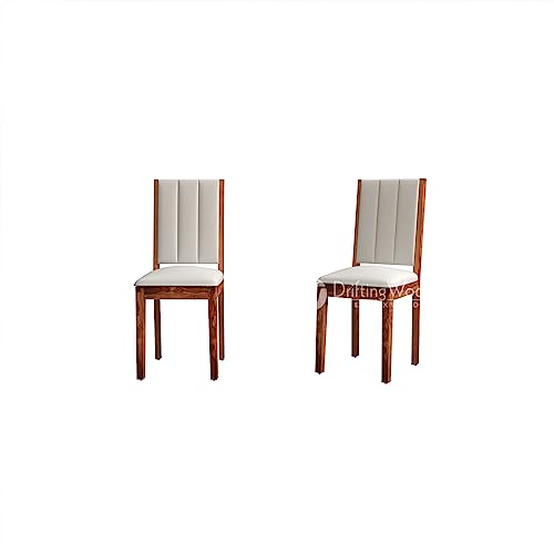 Image of DRIFTINGWOOD Tiya Dining Table 4 Seater | Four Seater Dinning Table with 4 Chairs for Home | Rosewood, Honey Finish, Self Assembly(DIY)