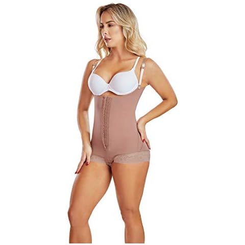 Faja Mia 0210 0310 Fajas Colombianas Reductoras y Moldeadoras Compression Garments After Liposuction (Mocha 0310, X-Large) Cover