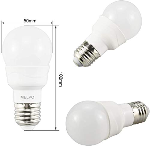Melpo MEFA08030301 Led Color Changing Light Bulb With Remote Control, 5W 40W Equivalent, 500Lm, 5700K,E26 Dimmable Rgb Light Bulbs thumb #5