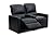 Octane Seating Octane Charger XS300 Leather Home Theater Recliner Set (Row of 2), Black by Octane Seating