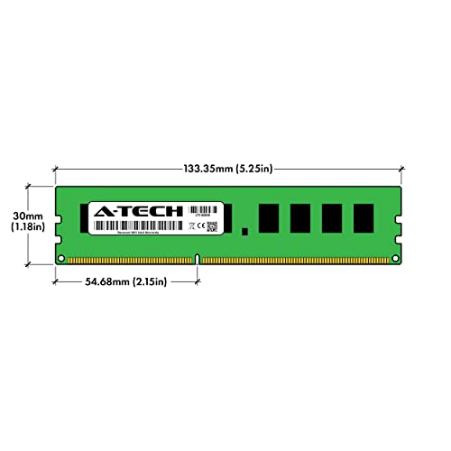 Image of A-Tech 8GB Kit (2x4GB) RAM Replacement for Synology RAMEC1600DDR3-4GBX2 | DDR3 1600 MHz PC3-12800 ECC UDIMM Unbuffered DIMM Memory Compatible for NAS Servers