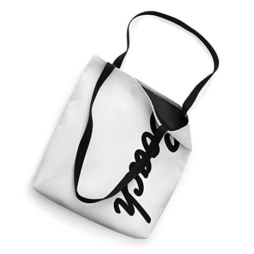 Bolso tote con logo vertical blanco Coach miniatura 2