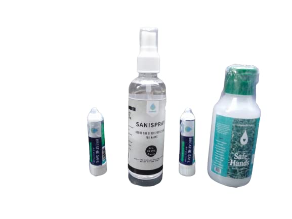 D combo offer (Alcohol free , Herbal & Organic Based Multipurpose spray Disinfectant safe hand & breath safe ) combo pack of 4