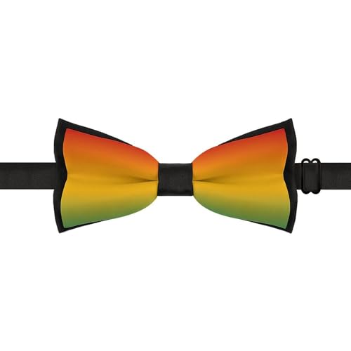 GoasNei Juneteenth Since 1865 Celebrate Freedom Afican Bow Tie for Men Adjustable Necktie Funny Tie Neck Ties for Weddings Party