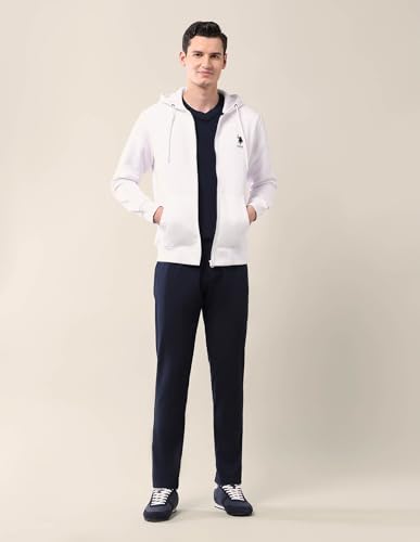Image of U.S. Polo ASSN. Solid Regular Fit Sweatshirt for Men - Comfortable, Full Sleeves Men Sweatshirts