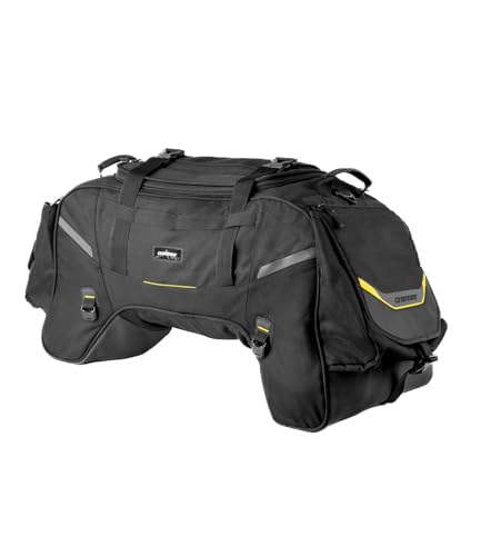 Image of Cramster by Rynox Grab Tail Bag 75L - Motorcycle Tail Bag | External Rain Cover | Internal Dry Bags - Black