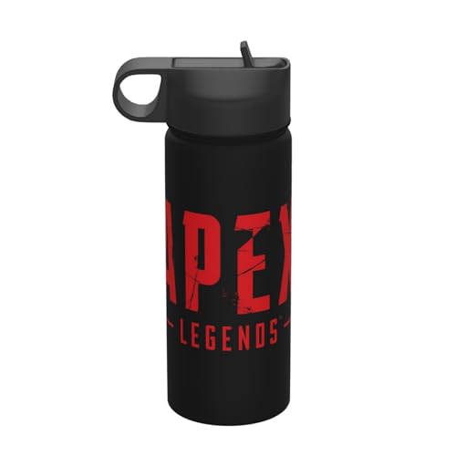 Apex Legends 水筒 真空断熱ケータイマグ 500ml-600ml ステンレスボトル 車用 直飲み 保温 保冷 フタ付きコーヒーカップ アウトドア 車のネイブに最適 スポーツタイプ ステンレスクールボトル 軽量 隔? 水筒 男の子 女の子