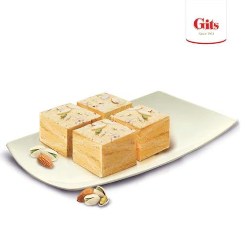 Gits Soan Papdi, Ready to Eat Indian Dessert, Pure Veg, 250g