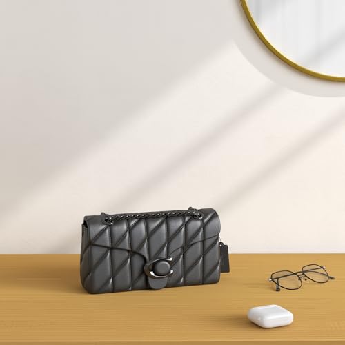 COACH Quilted Tabby Shoulder Bag 26 with Chain